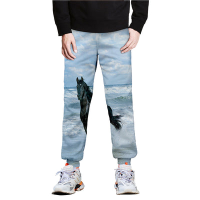 Pantalones Deportivos con Estampado 3D Full-Frame de Caballo - Image 17