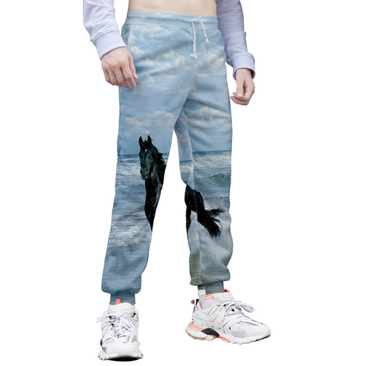 Pantalones Deportivos con Estampado 3D Full-Frame de Caballo - Image 18