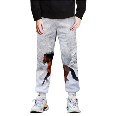 Pantalones Deportivos con Estampado 3D Full-Frame de Caballo - Image 25
