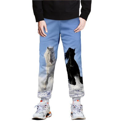 Pantalones Deportivos con Estampado 3D Full-Frame de Caballo - Image 27