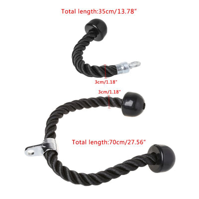 Cuerda de Tracción para Bíceps - Accesorio de Entrenamiento de Fuerza - Image 12