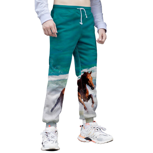 Pantalones Deportivos con Estampado 3D Full-Frame de Caballo - Image 29