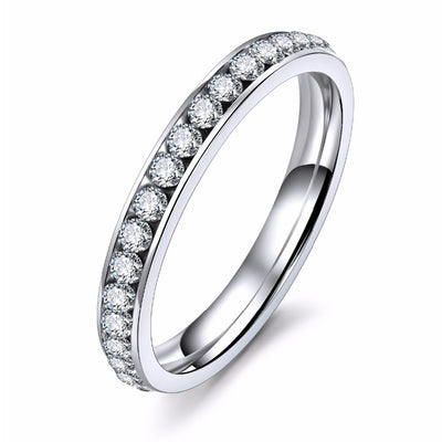 Anillo de Diamantes para Mujer - Diseño de Línea Simple Brillo Intenso - Image 12