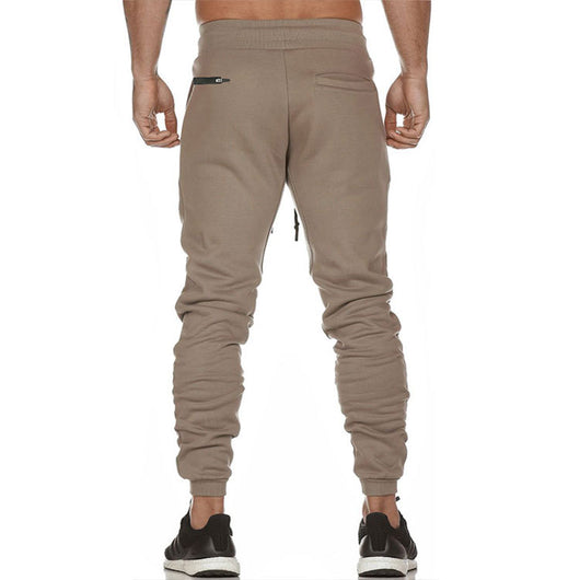 Pantalones Rectos Talla Grande con Estampado Reflectante y Puños Ajustados para Hombre - Image 11
