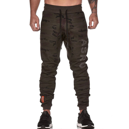 Pantalones Rectos Talla Grande con Estampado Reflectante y Puños Ajustados para Hombre - Image 12
