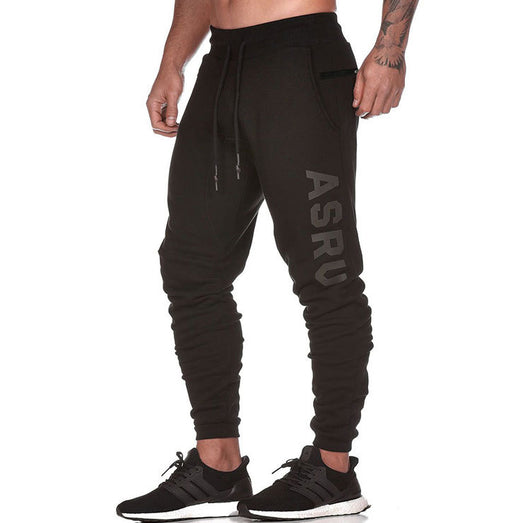 Pantalones Rectos Talla Grande con Estampado Reflectante y Puños Ajustados para Hombre - Image 19