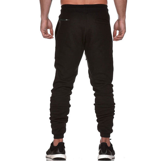 Pantalones Rectos Talla Grande con Estampado Reflectante y Puños Ajustados para Hombre - Image 20
