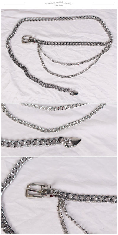 Cadena de Cintura Metálica Estilo Europeo Americano - Cinturón Decorativo de Moda para Mujer - Image 11