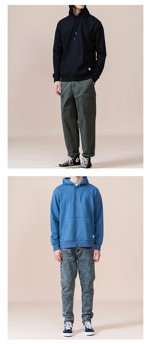 Sudadera Retro Americana con Capucha - Buzo Básico Liso para Mujer - Image 18