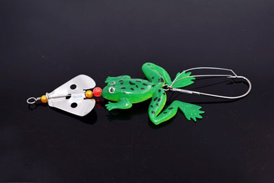 Señuelos Giratorios con Lentejuelas para Pesca de Ranas - Image 10