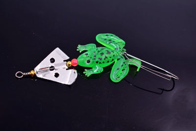Señuelos Giratorios con Lentejuelas para Pesca de Ranas - Image 12