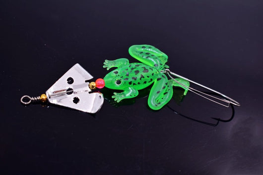 Señuelos Giratorios con Lentejuelas para Pesca de Ranas - Image 12