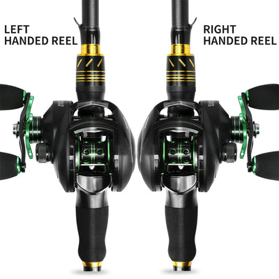Carrete de Pesca Baitcasting BS2000 8.1:1 Alta Velocidad - Arrastre Máximo 8KG - Image 11