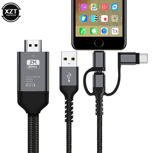 Adaptador Inalámbrico HDMI 3 en 1 para Espejo de Pantalla 4K - Image 10