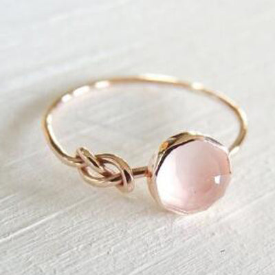 Anillo de Piedra Preciosa Rosa - Image 5