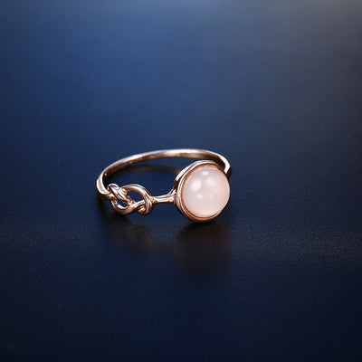 Anillo de Piedra Preciosa Rosa - Image 8