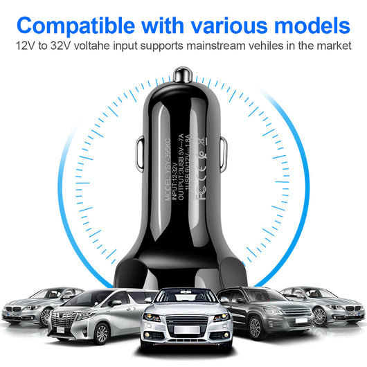 Cargador Rápido para Auto QC3.0 USB - Image 16