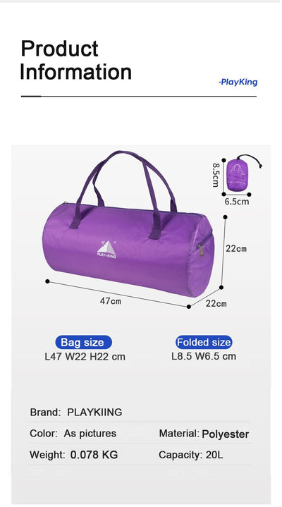 Bolsa de Viaje Deportiva Plegable Resistente y Elegante - Image 16