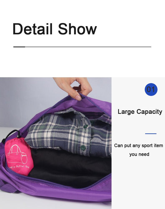 Bolsa de Viaje Deportiva Plegable Resistente y Elegante - Image 18