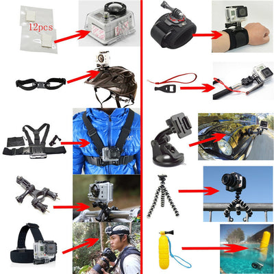Accesorios para Cámara GoPro 4 - Kit Completo - Image 6