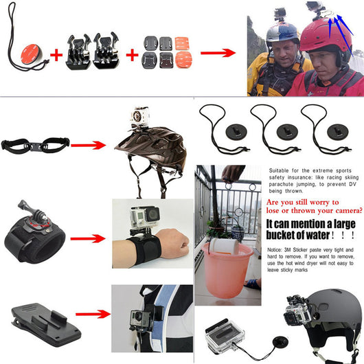 Accesorios para Cámara GoPro 4 - Kit Completo - Image 7