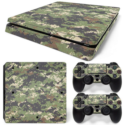 Hot pink and black leopard print skin set for PS4 Slim console and two controllers. - Image 26