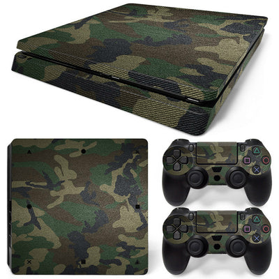 Hot pink and black leopard print skin set for PS4 Slim console and two controllers. - Image 27