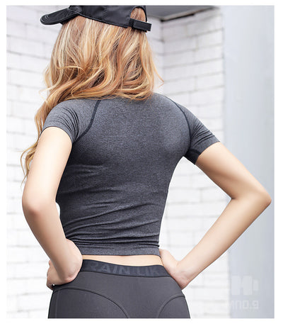 Top Crop Jacquard Sin Costuras - Image 9