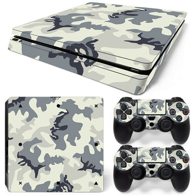 Hot pink and black leopard print skin set for PS4 Slim console and two controllers. - Image 38