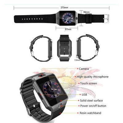 Reloj Inteligente DZ09 con Pantalla Táctil y Llamadas Telefónicas - Image 14