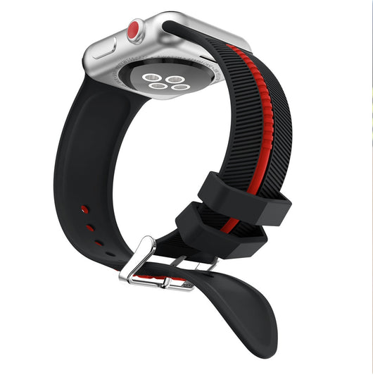 Pulsera Deportiva de Silicona con Diseño de Flecha Bicolor - Image 8