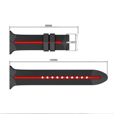 Pulsera Deportiva de Silicona con Diseño de Flecha Bicolor - Image 9