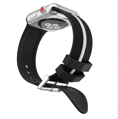 Pulsera Deportiva de Silicona con Diseño de Flecha Bicolor - Image 12