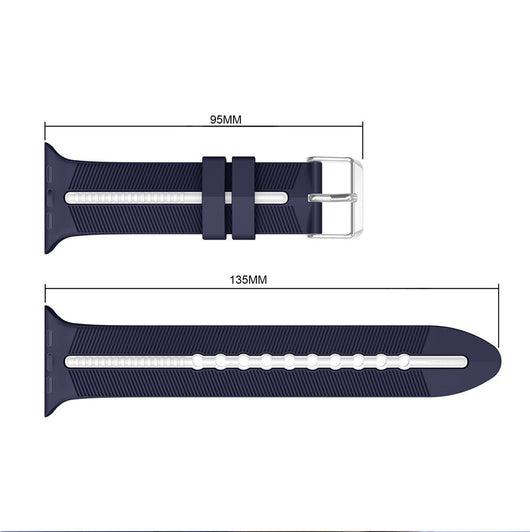 Pulsera Deportiva de Silicona con Diseño de Flecha Bicolor - Image 25