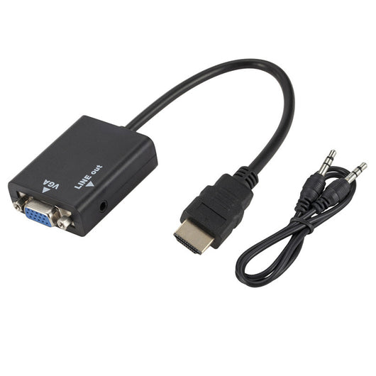 Adaptador HDMI a VGA con Audio - Convertidor de Video Full HD - Image 10