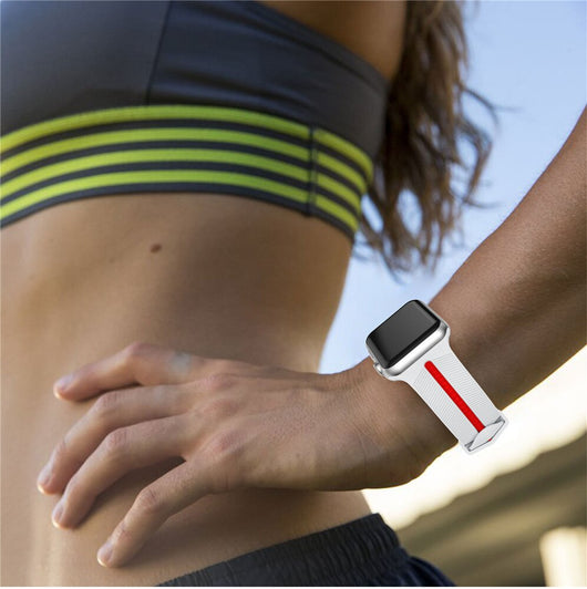 Pulsera Deportiva de Silicona con Diseño de Flecha Bicolor - Image 28
