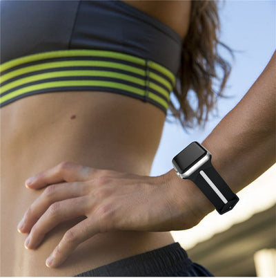 Pulsera Deportiva de Silicona con Diseño de Flecha Bicolor - Image 29