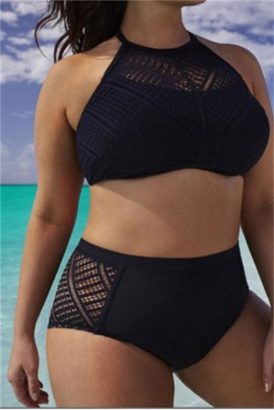 Bikini Dividido de Talle Alto - Image 7