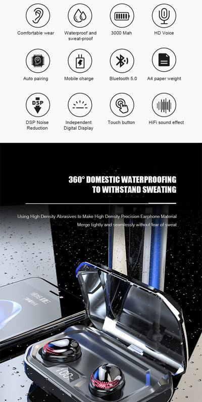 Auriculares Bluetooth X10 Pro - Image 8