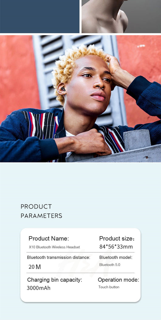 Auriculares Bluetooth X10 Pro - Image 20