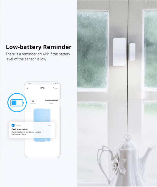 Sensor Inalámbrico de Puertas y Ventanas WiFi Independiente - Image 12
