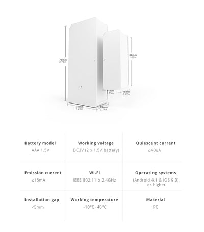 Sensor Inalámbrico de Puertas y Ventanas WiFi Independiente - Image 16