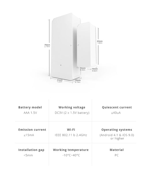 Sensor Inalámbrico de Puertas y Ventanas WiFi Independiente - Image 16