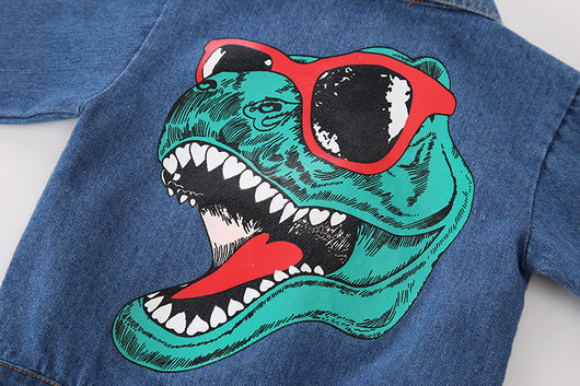 Chamarra de Mezclilla Estampada para Niños y Niñas - Image 16