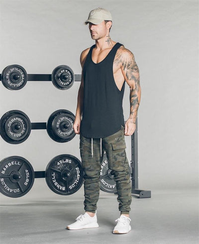 Pantalones de Entrenamiento Camuflaje Slim Fit - Image 8