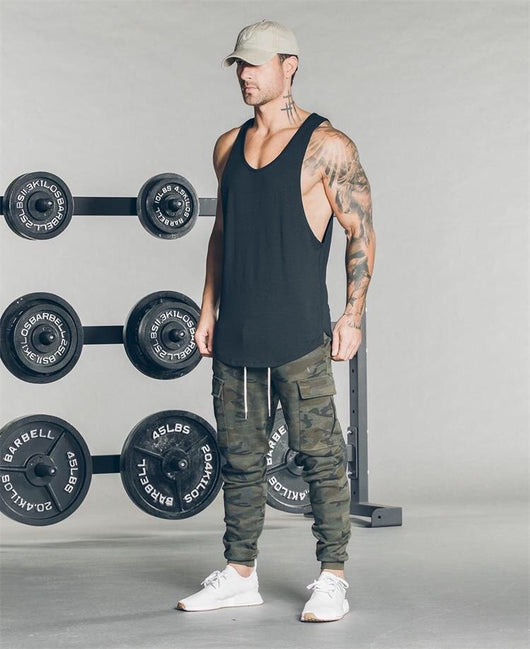 Pantalones de Entrenamiento Camuflaje Slim Fit - Image 8