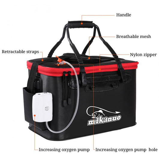 Bolsa Portátil para Pesca con Tanque Plegable y Aislamiento Reforzado - Image 28