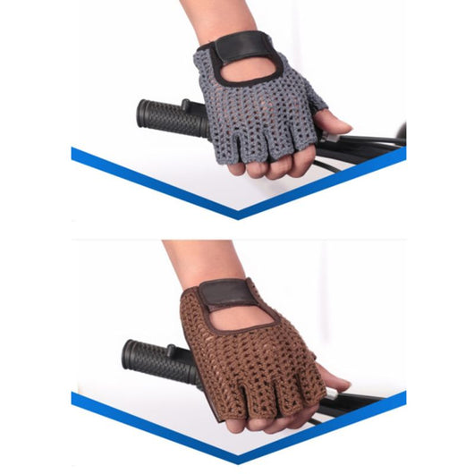 Guantes de Entrenamiento con Malla de Lana y Cuero - Image 3