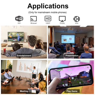 Proyector de Pantalla Inalámbrico para Celular HDMI HD - Image 13