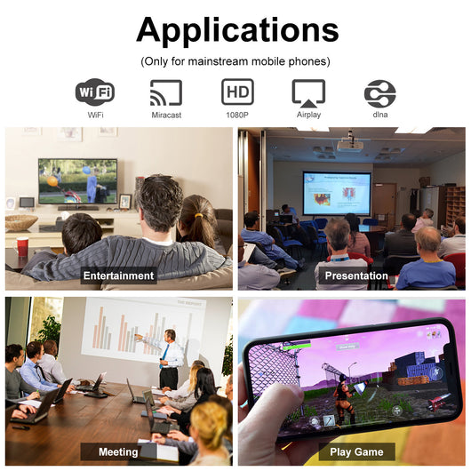 Proyector de Pantalla Inalámbrico para Celular HDMI HD - Image 13